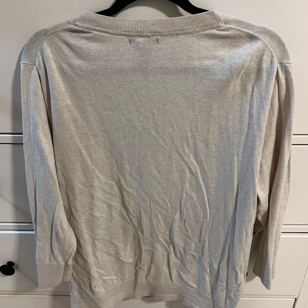 Gap Oatmeal Cardigan - Picture 2 of 3